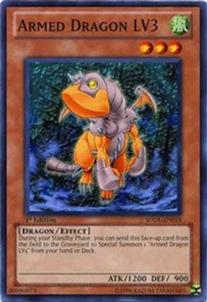 Armed Dragon LV3 (SDDL-EN018) - Structure Deck: Dragunity Legion Unlimited
