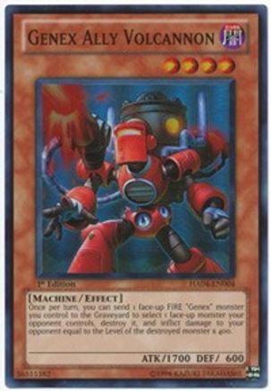 Genex Ally Volcannon (HA04-EN004) - Hidden Arsenal 4 1st Edition