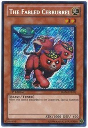The Fabled Cerburrel (HA04-EN008) - Hidden Arsenal 4 1st Edition
