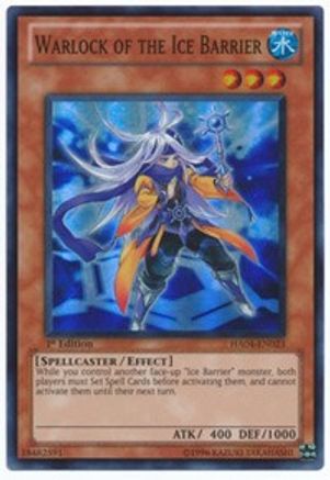 Warlock of the Ice Barrier (HA04-EN023) - Hidden Arsenal 4 1st Edition