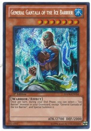 General Gantala of the Ice Barrier (HA04-EN054) - Hidden Arsenal 4 1st Edition