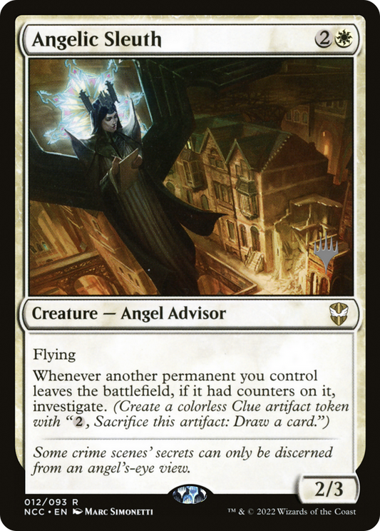 Angelic Sleuth (PPSNC-12P) - New Capenna Commander Promos Foil