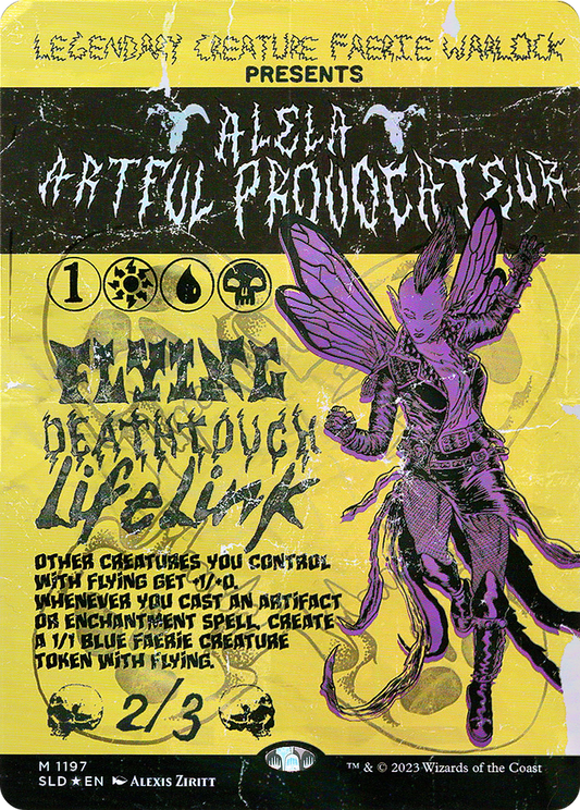 Alela, Artful Provocateur (SLD-1197) - Secret Lair Drop (Borderless) Foil