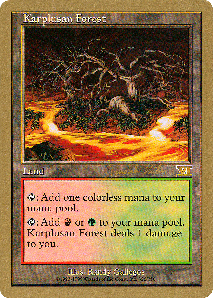 Karplusan Forest (WCD-JK326) - World Championship Decks 2000