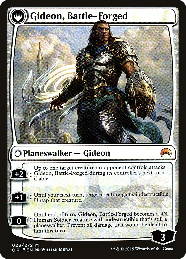 Kytheon, Hero of Akros // Gideon, Battle-Forged (PRE-23S) - Magic Origins Promos: (originpwdfc) Foil
