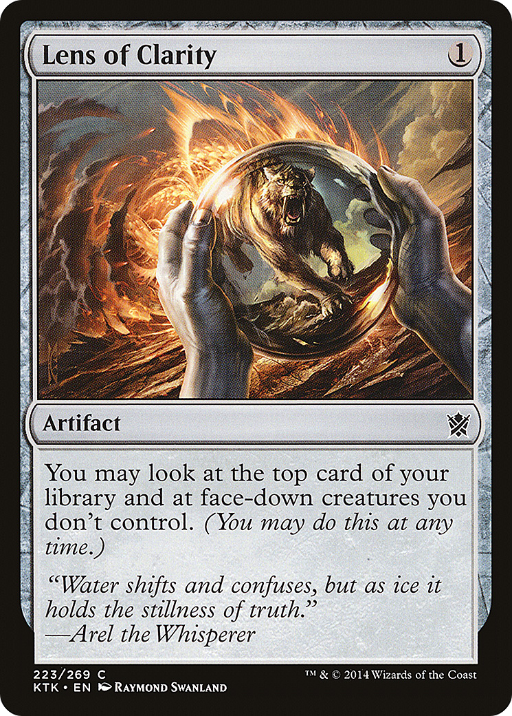 Lens of Clarity (KTK-223) - Khans of Tarkir Foil