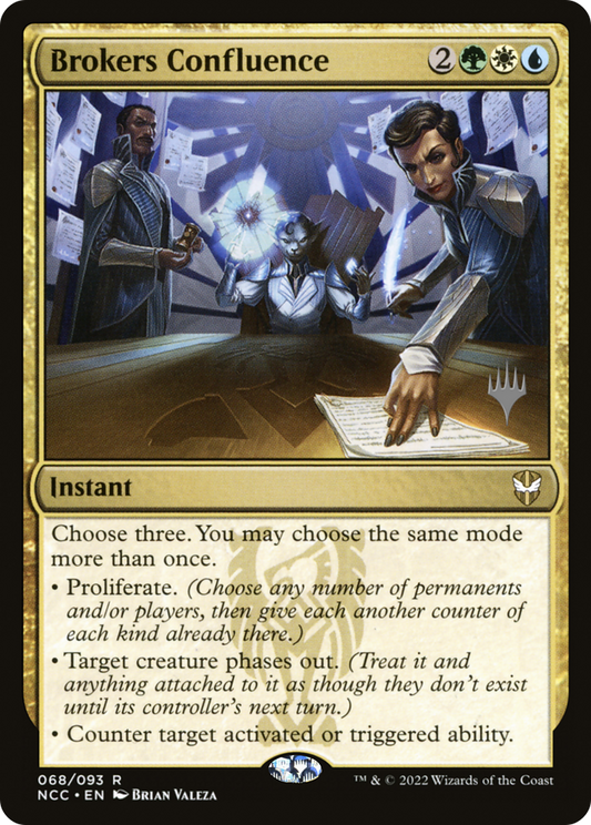 Brokers Confluence (PPSNC-68P) - New Capenna Commander Promos Foil