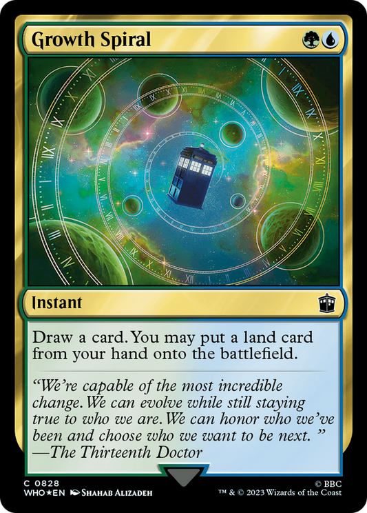 Growth Spiral (WHO-828) - Doctor Who Foil