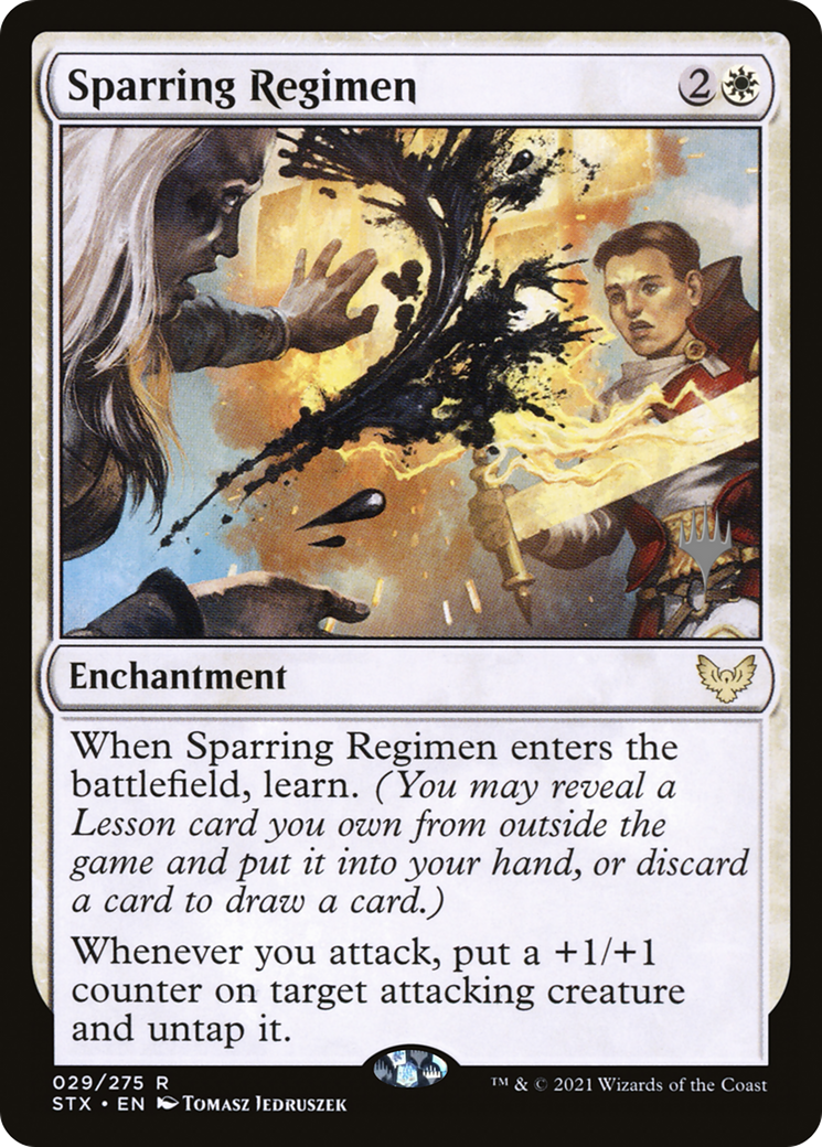 Sparring Regimen (PPSTX-029) - Strixhaven: School of Mages Promos