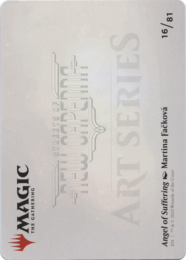 Angel of Suffering // Angel of Suffering (ASNC-016) - New Capenna Art Series (Borderless) Foil