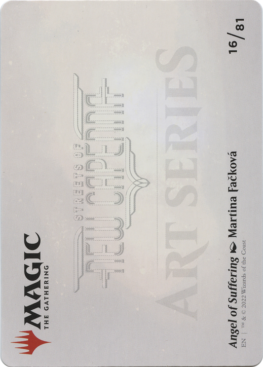 Angel of Suffering // Angel of Suffering (ASNC-016) - New Capenna Art Series (Borderless) Foil