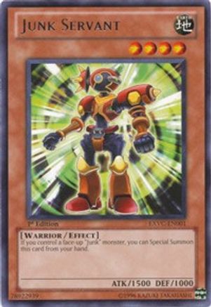 Junk Servant (EXVC-EN001) - Extreme Victory 1st Edition