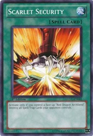 Scarlet Security (EXVC-EN045) - Extreme Victory 1st Edition