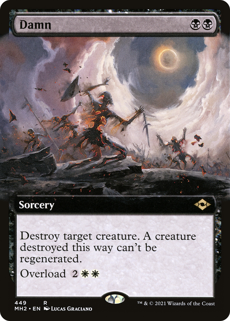 Damn (MH2-449) - Modern Horizons 2: (Extended Art)