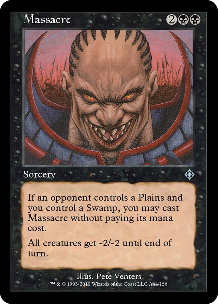 Massacre (TD0-A44) - Magic Online Theme Decks