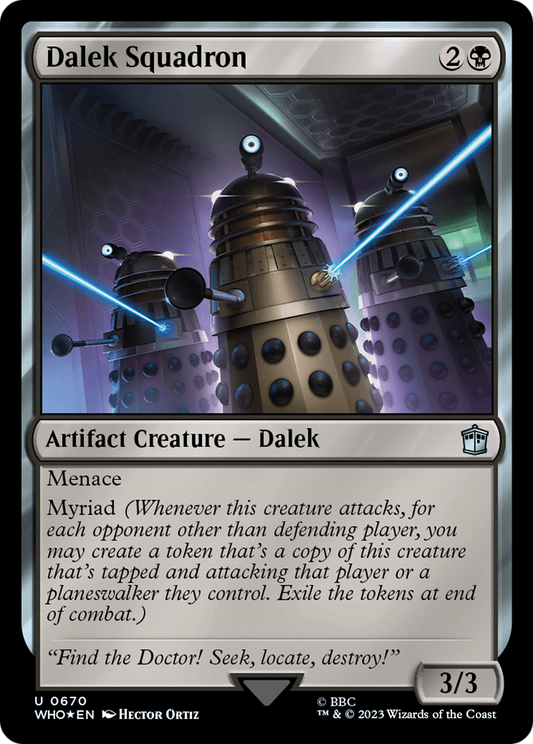 Dalek Squadron (WHO-670) - Doctor Who Foil