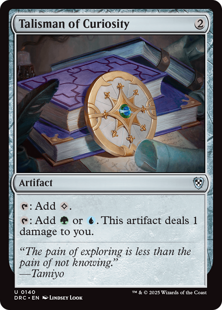 Talisman of Curiosity (DRC-140) - Commander: Aetherdrift Foil