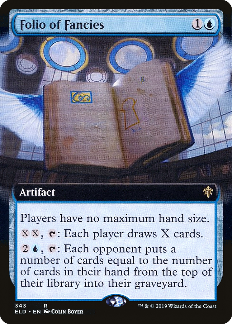 Folio of Fancies (Extended Art) (ELD-343) - Throne of Eldraine: (Extended Art)
