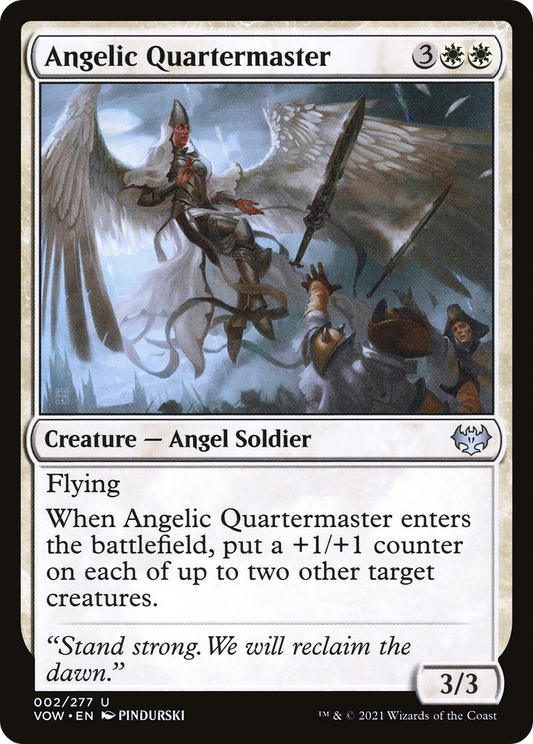 Angelic Quartermaster (VOW-002) - Innistrad: Crimson Vow Foil