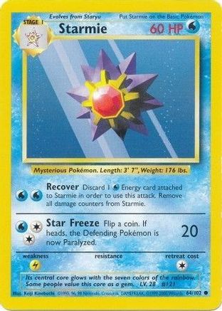 Starmie 064/102  Base Set - Common