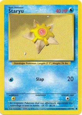Staryu 065/102  Base Set - Common