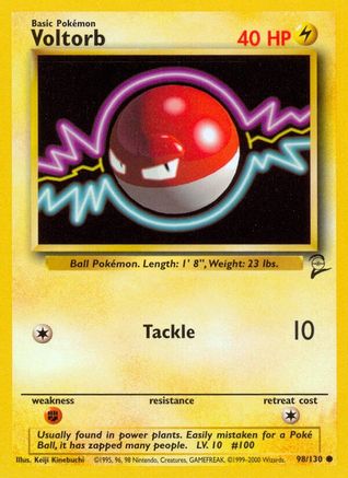 Voltorb 098/130  Base Set 2 - Common