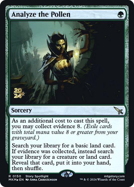 Analyze the Pollen (PRE-150S) - Murders at Karlov Manor Promos Foil