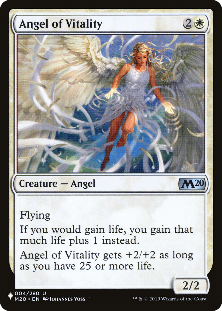 Angel of Vitality (LIST-M20-4) - The List