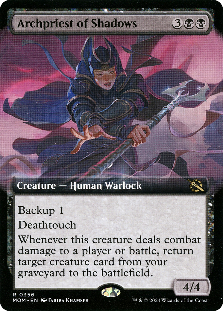 Archpriest of Shadows (MOM-356) - March of the Machine: (Extended Art) Foil