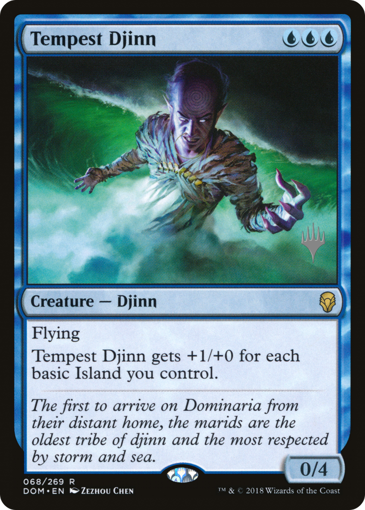 Tempest Djinn (PPM20-68P) - Dominaria Promos Foil