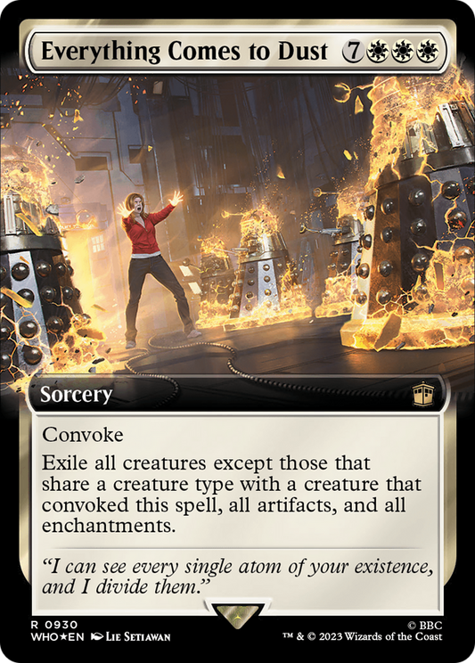 Everything Comes to Dust (WHO-930) - Doctor Who: (Extended Art) Foil