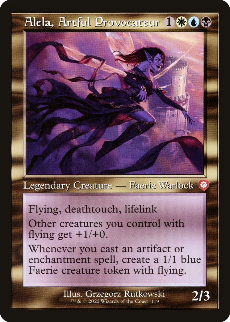 Alela, Artful Provocateur (BRC-119) - The Brothers' War Commander