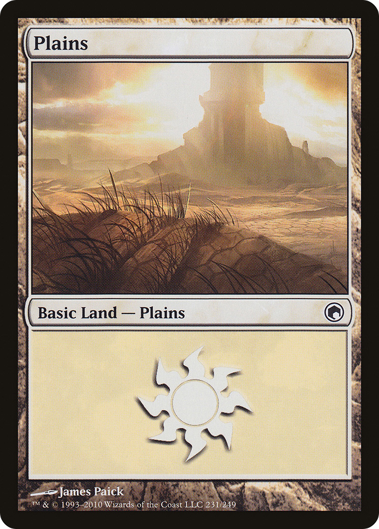 Plains (SOM-231) - Scars of Mirrodin Foil