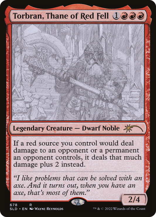 Torbran, Thane of Red Fell (SLD-678) - Secret Lair Drop