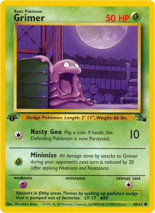 Grimer 048/62  - Unlimited Fossil - Common