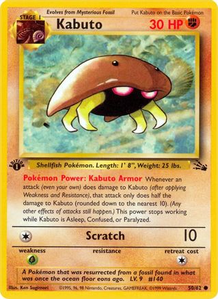 Kabuto 050/62  - Unlimited Fossil - Common