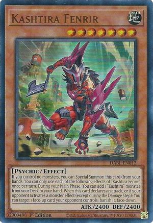Kashtira Fenrir (DABL-EN012) - Darkwing Blast 1st Edition