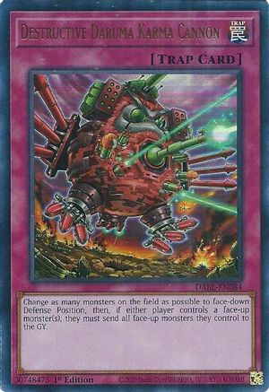 Destructive Daruma Karma Cannon (DABL-EN084) - Darkwing Blast 1st Edition