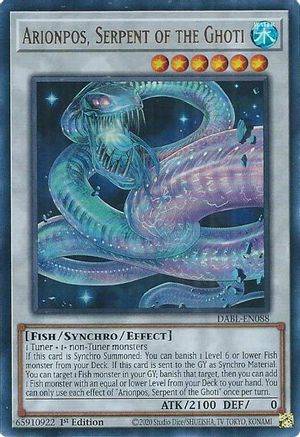 Arionpos, Serpent of the Ghoti (DABL-EN088) - Darkwing Blast 1st Edition