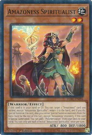Amazoness Spiritualist (DABL-EN096) - Darkwing Blast 1st Edition