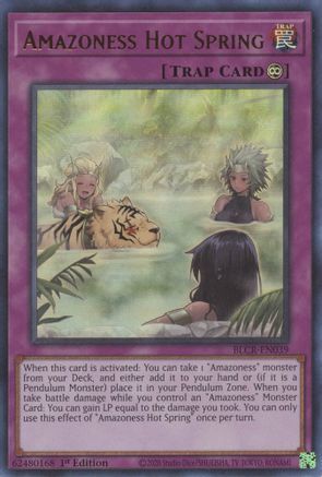 Amazoness Hot Spring (BLCR-EN039) - Battles of Legend: Crystal Revenge 1st Edition
