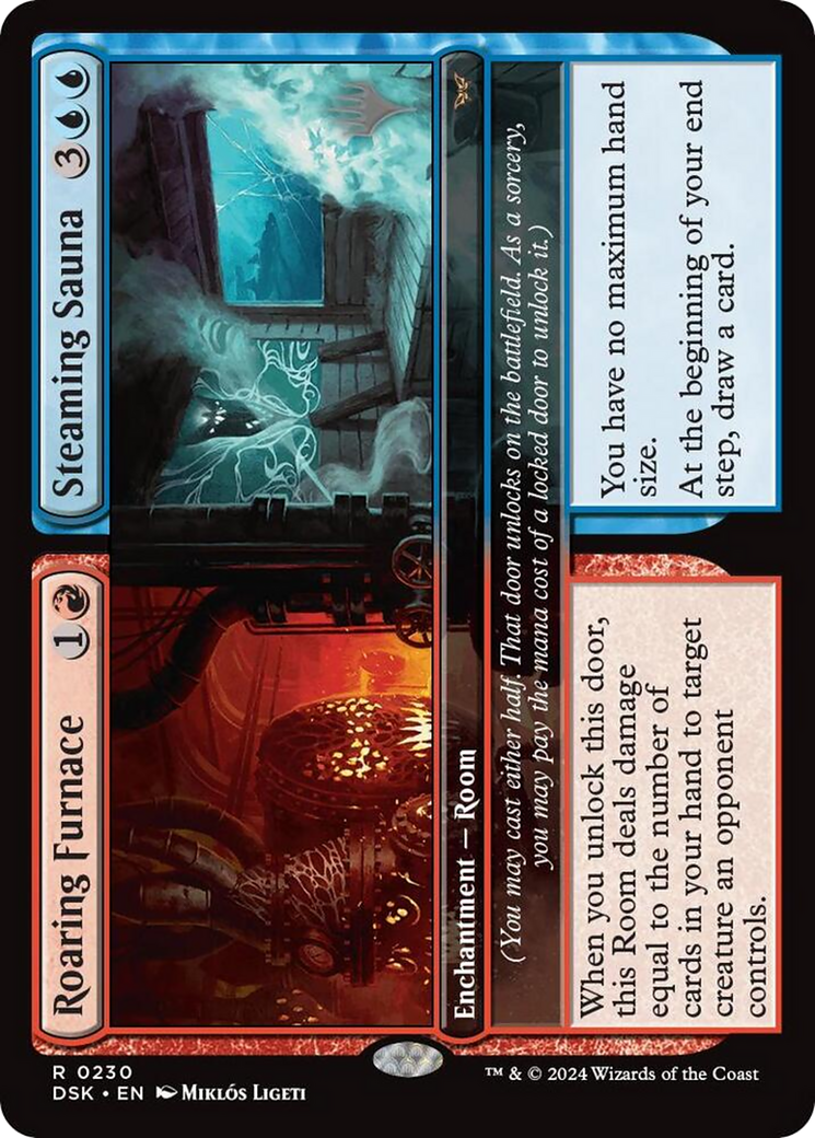 Roaring Furnace // Steaming Sauna (PPDSK-230P) - Duskmourn: House of Horror Promos