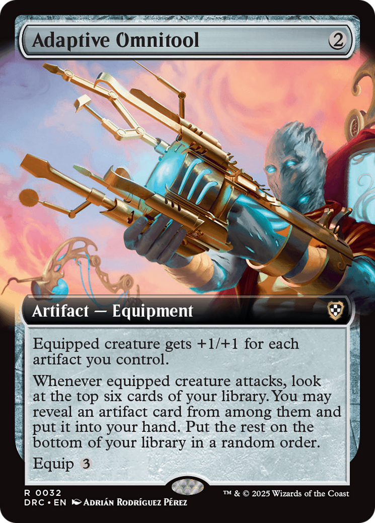 Adaptive Omnitool (DRC-032) - Commander: Aetherdrift: (Extended Art) Foil