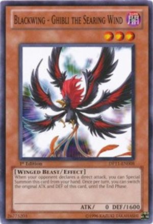 Blackwing - Ghibli the Searing Wind (DP11-EN008) - Duelist Pack 11: Crow 1st Edition