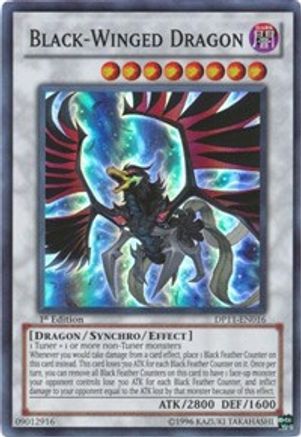 Black-Winged Dragon (DP11-EN016) - Duelist Pack 11: Crow 1st Edition