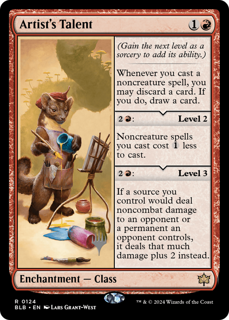Artist's Talent (PPBLB-124P) - Bloomburrow Promos