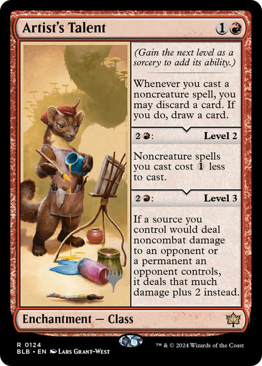 Artist's Talent (PPBLB-124P) - Bloomburrow Promos