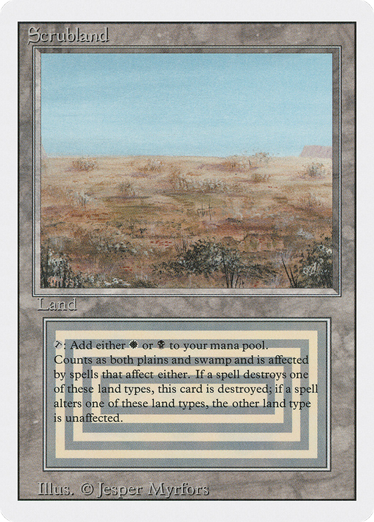 Scrubland (3ED-286) - Revised Edition