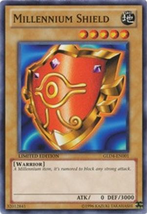 Millennium Shield (GLD4-EN001) - Gold Series 4: Pyramids Edition Limited
