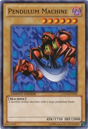 Pendulum Machine (GLD4-EN002) - Gold Series 4: Pyramids Edition Limited